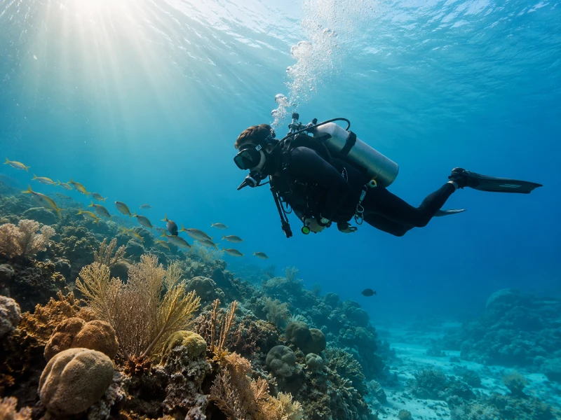 Private Dive at Cancun scuba diving